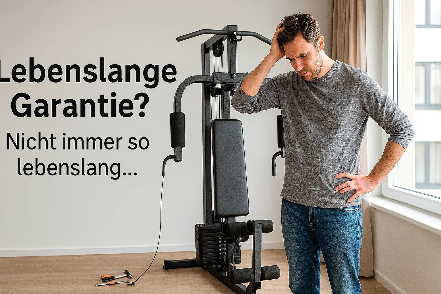 garantie fitnessgeräte