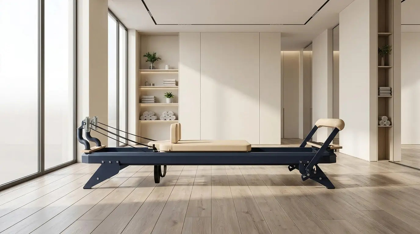 Hegren TALMA 62 Pilates Reformer in einem hellen, modernen Studio