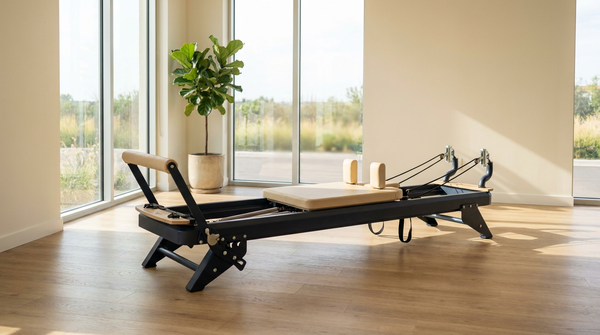 Hegren TALMA 62 Pilates-Reformer in einem hellen, ruhigen Studio