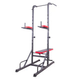 inSPORTline Dumbbell set with dip station Power Tower 3–50 kg InSportLine Pull-Up & Dip Stations