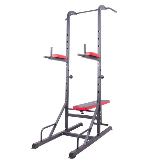 inSPORTline Dumbbell set with dip station Power Tower 3–50 kg InSportLine Pull-Up & Dip Stations