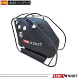 "ProReset Comfort seated hyperbaric chamber with external frame and reclining lounge chair."​

