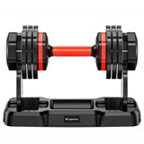 inSPORTline Adjustable dumbbell set with rack DuraBell 2 × 6.5–24.5 kg InSportLine Dumbbells