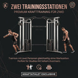 2‑Station Cable Crossover – Genesis Series Titanium Strength