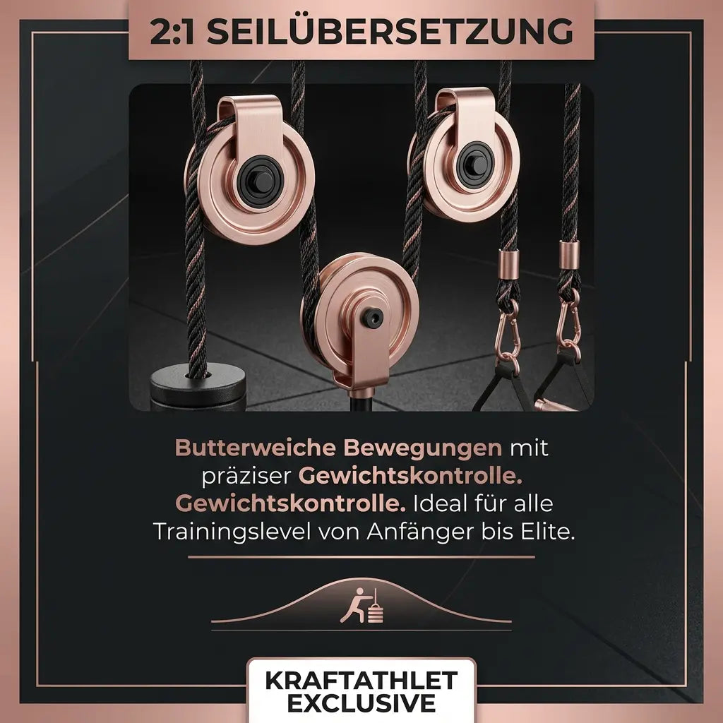 2‑Station Cable Crossover – Genesis Series Titanium Strength