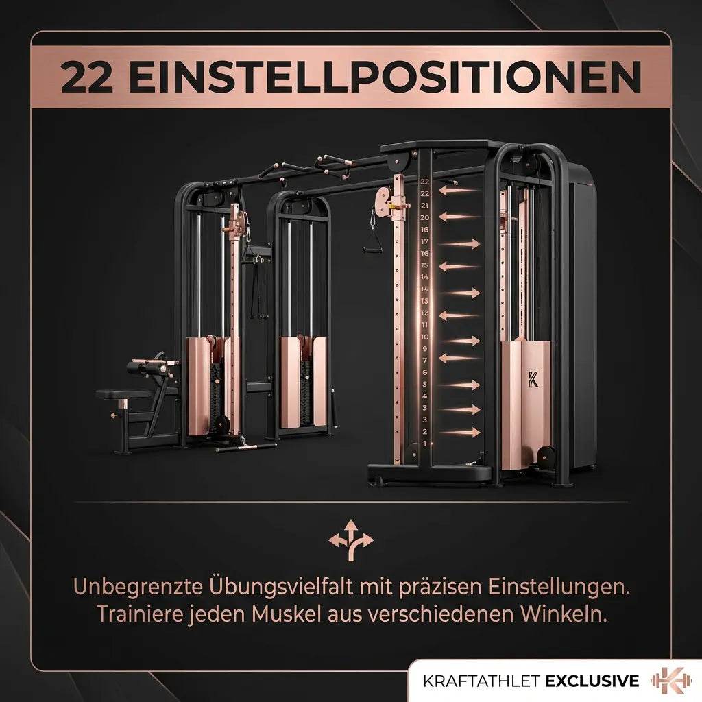 2‑Station Cable Crossover – Genesis Series Titanium Strength
