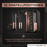 2‑Station Cable Crossover – Genesis Series Titanium Strength