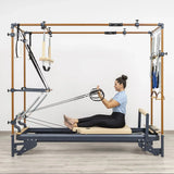 HEGREN Pilates Wooden Stick (1.10m) designed to enhance balance and flexibility during Reformer exercises