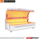 "ProReset NovaLight full body red light therapy bed with LCD touch controls and high-performance LEDs."​

