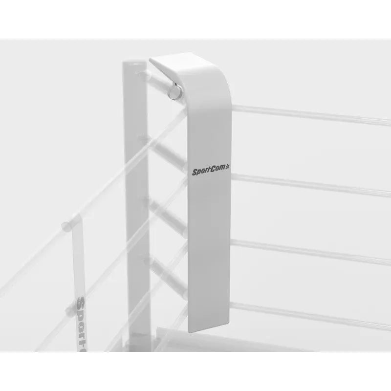 4 Eckpfosten für Boxring – 4 Seile SportCom Boxring