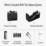 Aerify Recovery ALPHAS Recovery Boots System with Carry Bag Aerify Recovery Wireless Air Compression Recovery Boots