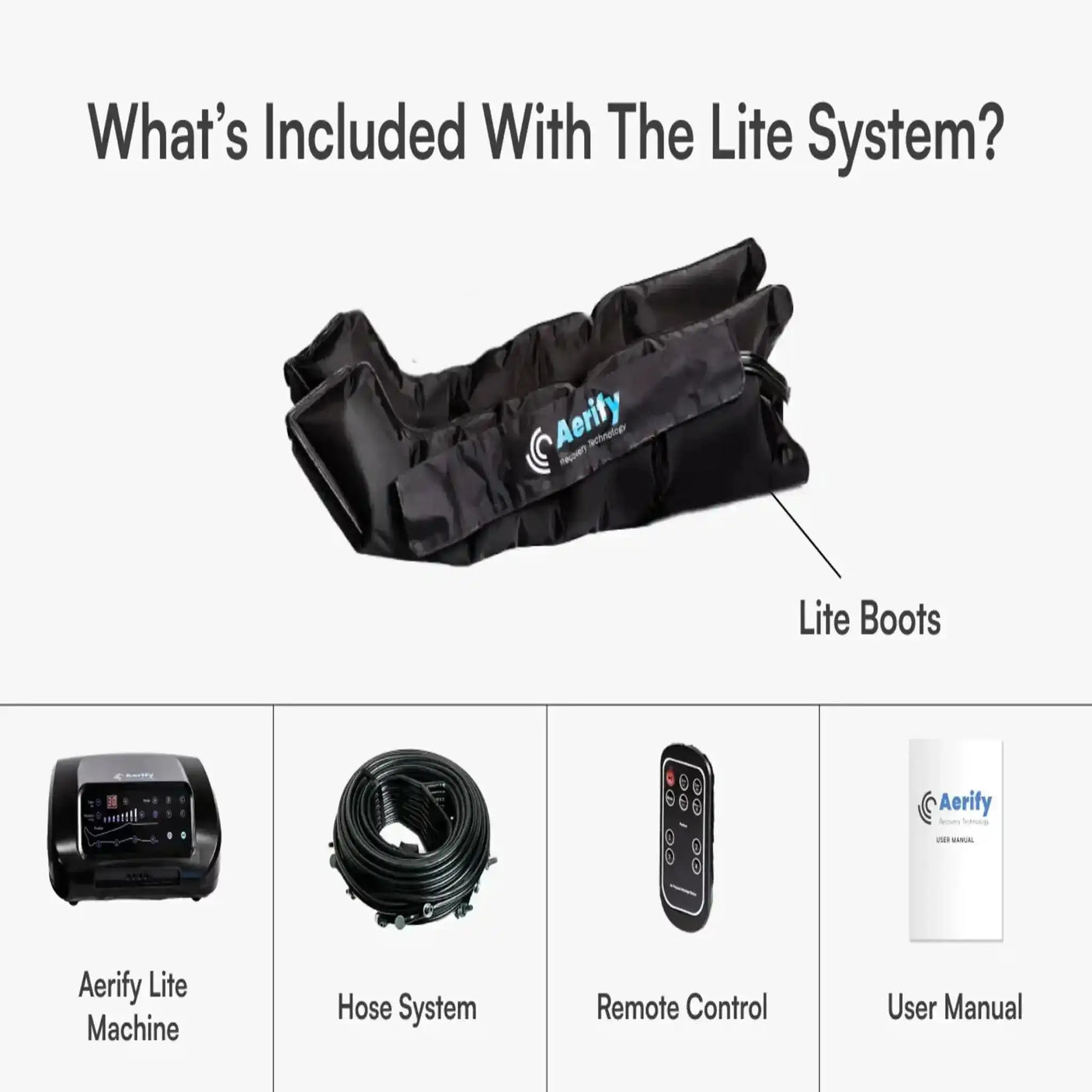 Aerify Recovery Lite Compression Boots Aerify Recovery