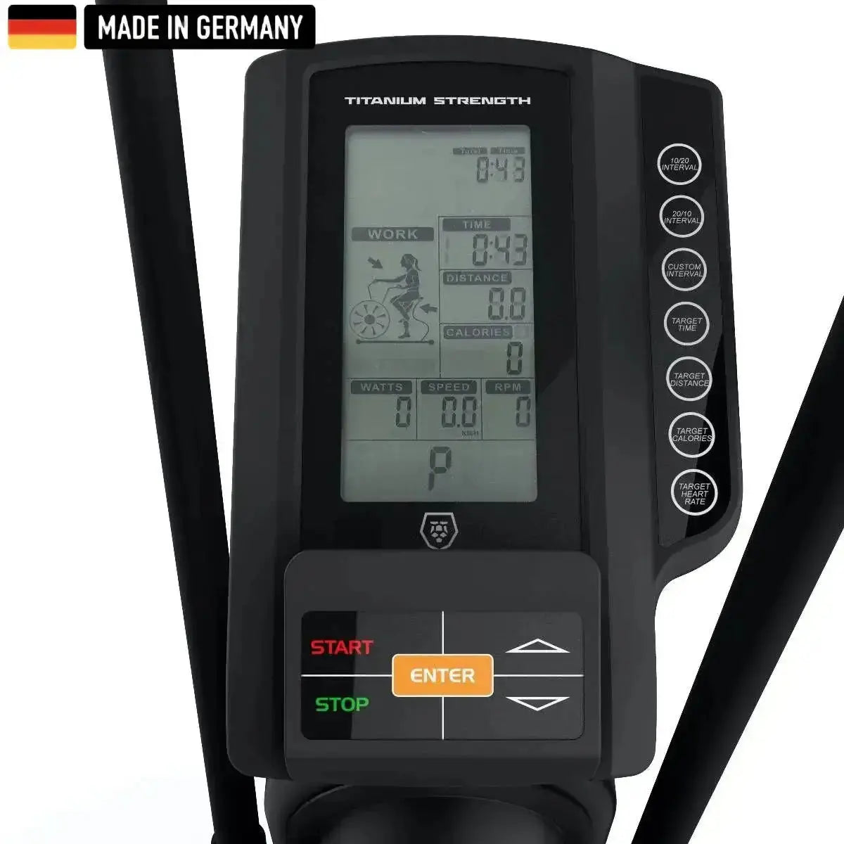 Titanium Strength Air Bike Pro V2 + Windschutz Titanium Strength