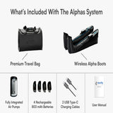Aerify Recovery ALPHAS Recovery Boots System with Carry Bag Aerify Recovery Wireless Air Compression Recovery Boots