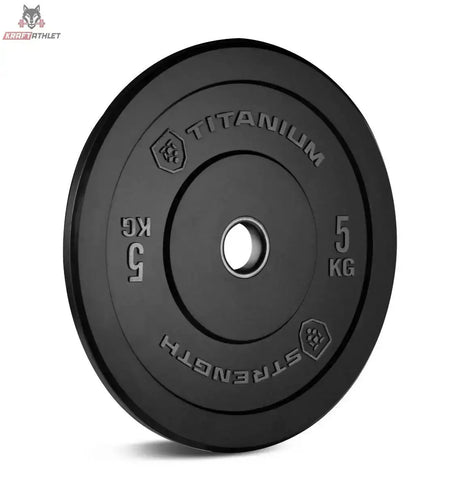 BP5 Olympische Bumper Plate Schwarz 5 KG Titanium Strength