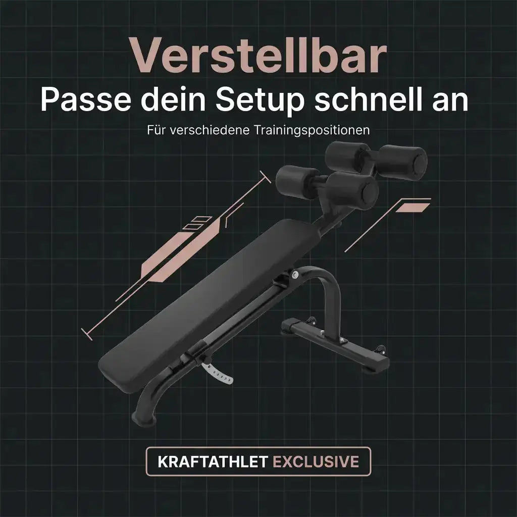 Bauchtrainer Verstellbar Black Series – Titanium Strength Titanium Strength Aparatos de musculación