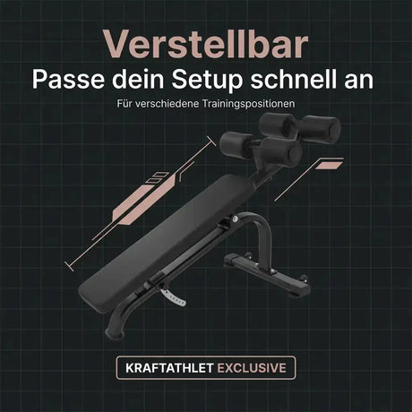 Bauchtrainer Verstellbar Black Series – Titanium Strength Titanium Strength Aparatos de musculación