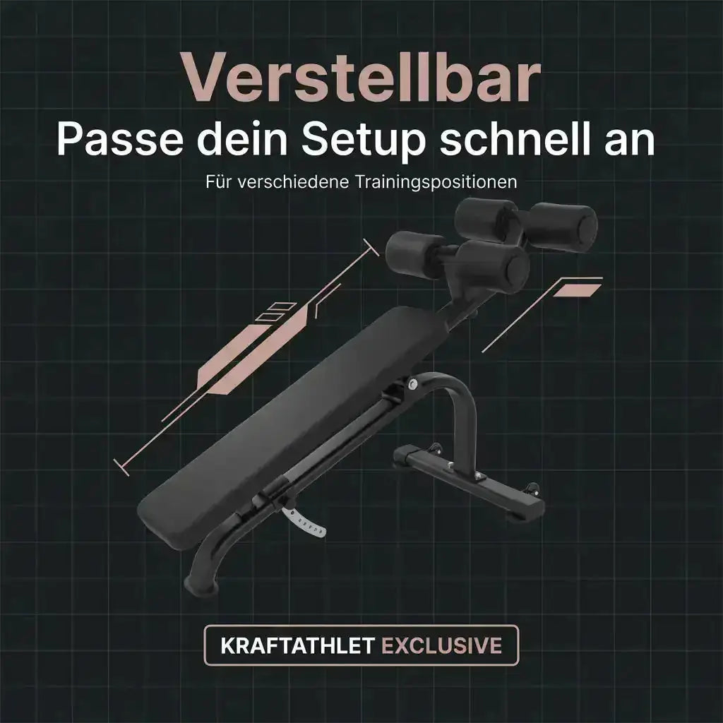 Bauchtrainer Verstellbar Black Series – Titanium Strength Titanium Strength Aparatos de musculación