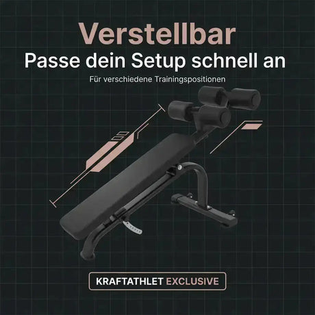 Bauchtrainer Verstellbar Black Series – Titanium Strength Titanium Strength Aparatos de musculación
