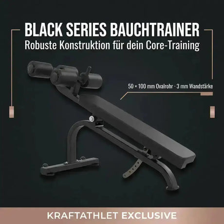 Bauchtrainer Verstellbar Black Series – Titanium Strength Titanium Strength Aparatos de musculación