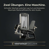 Bein-Curl- und Beinstreckmaschine – Elite Series Titanium Strength