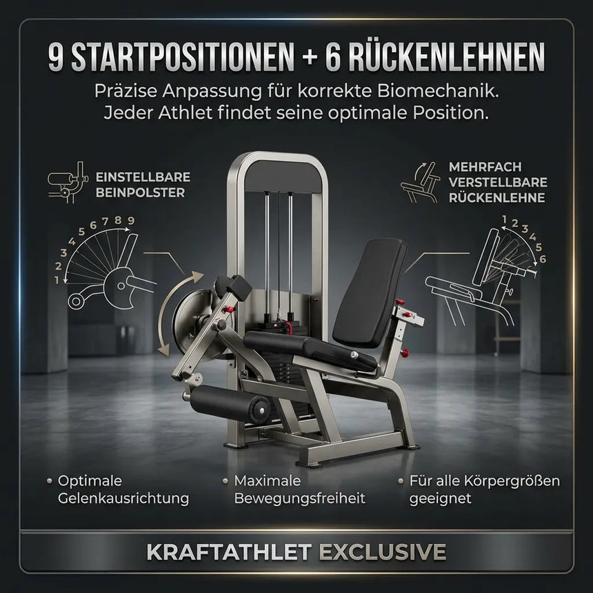 Bein-Curl- und Beinstreckmaschine – Elite Series Titanium Strength