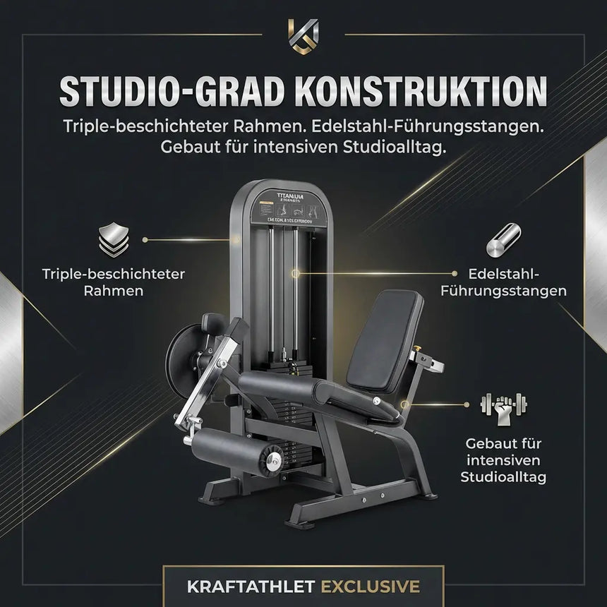 Bein-Curl- und Beinstreckmaschine – Elite Series Titanium Strength