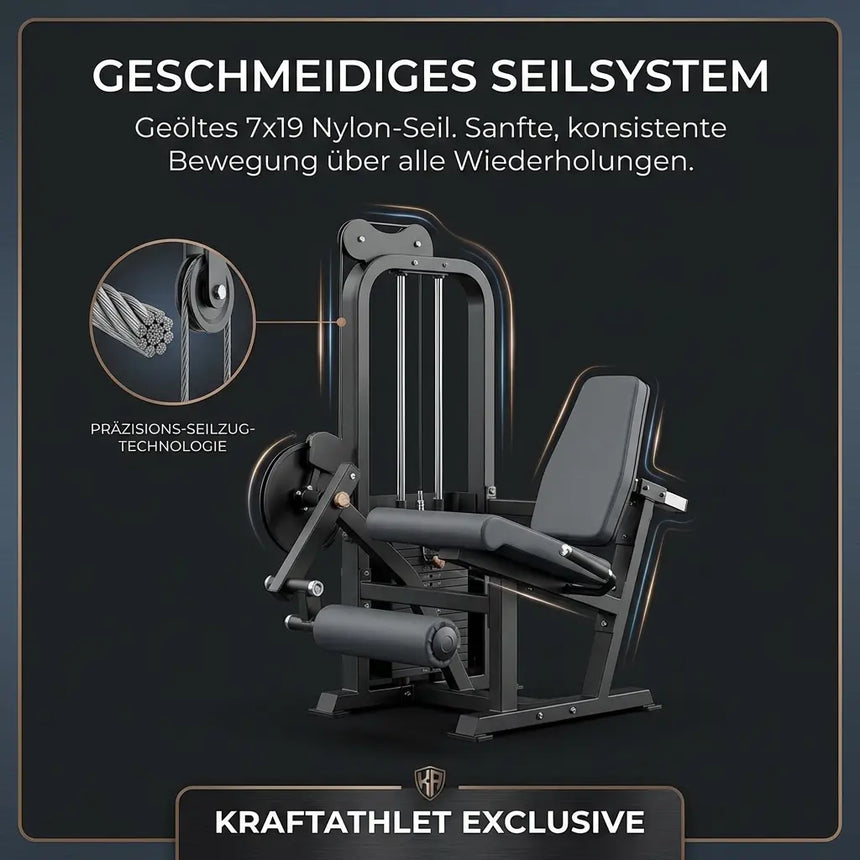 Bein-Curl- und Beinstreckmaschine – Elite Series Titanium Strength