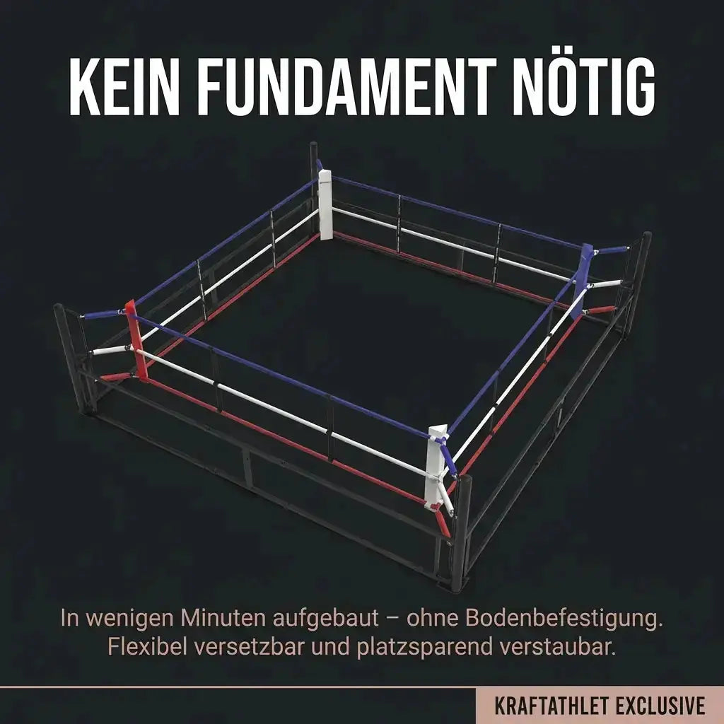 Beweglicher Boxring – Professioneller freistehender Boxring für Fitnessstudios Sportcom