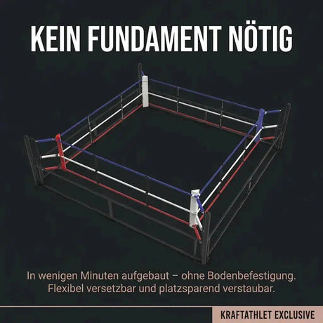 Beweglicher Boxring – Professioneller freistehender Boxring für Fitnessstudios Sportcom