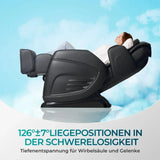 Aspria by NAIPO massage chair with reclining function – Classic Comfort Black Naipo
