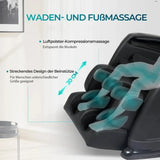 Aspria by NAIPO massage chair with reclining function – Classic Comfort Black Naipo