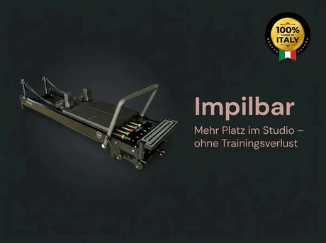 Body & Exercise Reformer Black Edition Made in Italy Body Exercise Pilates Pilates Reformer