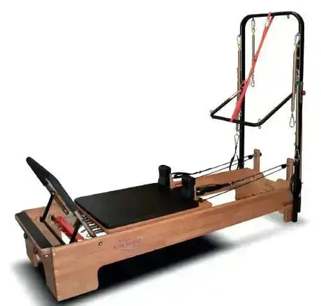 Body & Exercise Reformer Studio Tower P002 – 2-in-1 Reformer + Wall Unit (Made in Italy, kompakt, Studio-ready) Body Exercise Pilates Pilates Reformer with Tower