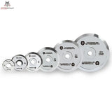 Chromierte Olympische Hantelscheiben – Powerlifting Discs Titanium Strength