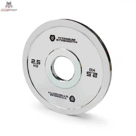 Chromierte Olympische Hantelscheiben – Powerlifting Discs Titanium Strength