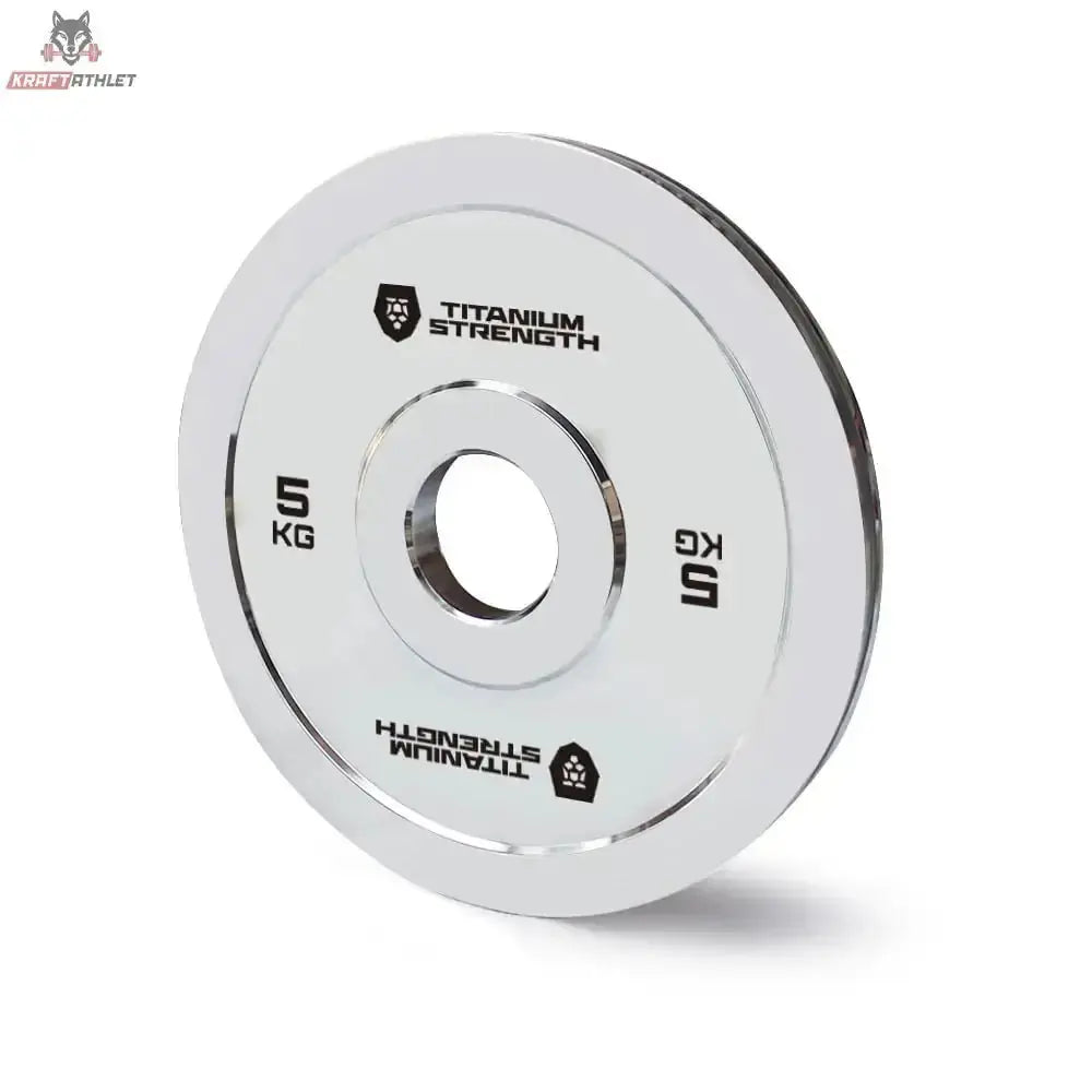 Chromierte Olympische Hantelscheiben – Powerlifting Discs Titanium Strength