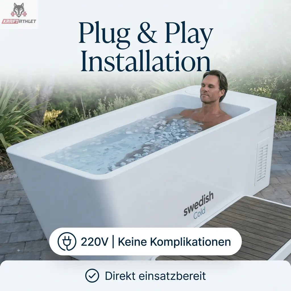 Swedish Cold Cold Plunge – Eisbad für Regeneration, Leistung & Wohlbefinden