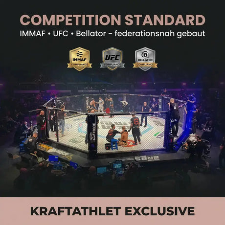 Competition MMA Cage PREMIUM – Octagon nach IMMAF-Standard, Made in France Sportcom MMA Cage