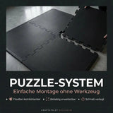 Cross-Training Puzzle-Matte – EVA-Schaum Steckboden für Fitness Sportcom
