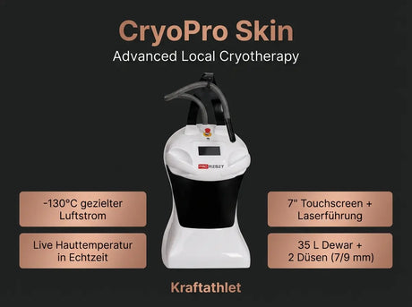 CryoPro Skin – Lokale Kryotherapie Handgerät für Präzision & Rehab Proreset Cryotherapy chamber