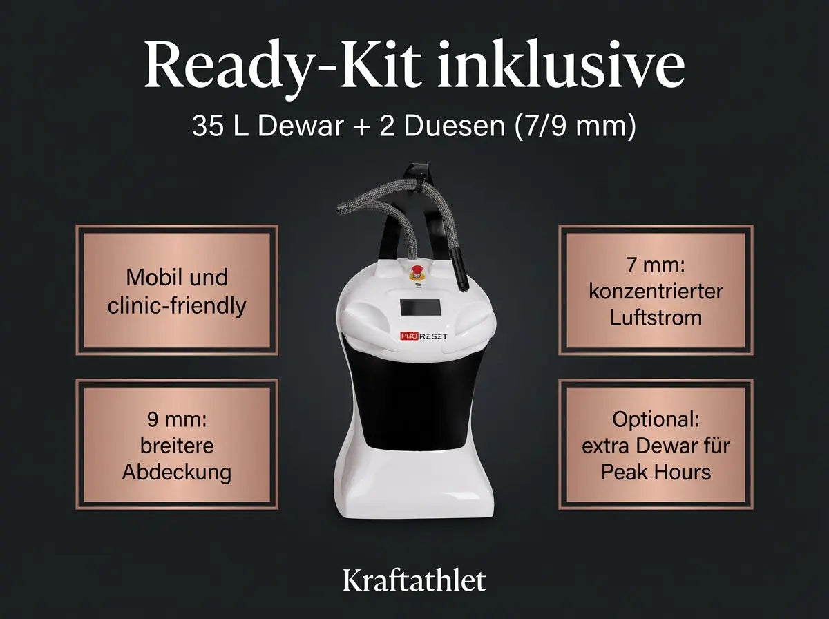 CryoPro Skin – Lokale Kryotherapie Handgerät für Präzision & Rehab Proreset Cryotherapy chamber