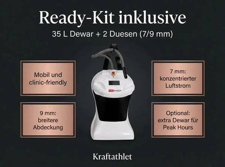 CryoPro Skin – Lokale Kryotherapie Handgerät für Präzision & Rehab Proreset Cryotherapy chamber