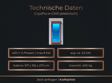 CryoPro e-Chill – Multi-User Electric Cryochamber Proreset Cryotherapy chamber