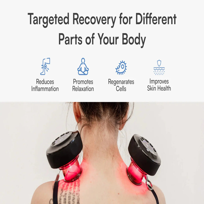 Aerify Recovery Dynamic Cupping with Red Light Therapy Aerify Recovery Dynamic Cupping and Red Light Therapy Device