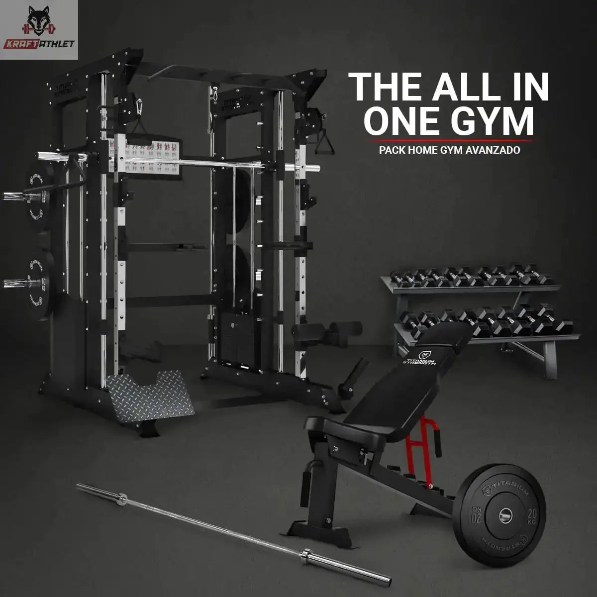 DAS ALL-IN-ONE-FITNESSSTUDIO – ALLES, WAS DU BRAUCHST Titanium Strength