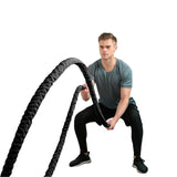 inSPORTline Battle Rope WaveRope Base 40 mm 15 m Sisal Trainer InSportLine