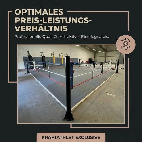 Ecofix Bodenmontierter Boxring – Professioneller Gym-Boxring Sportcom