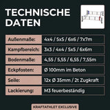 Ecofix Bodenmontierter Boxring – Professioneller Gym-Boxring Sportcom