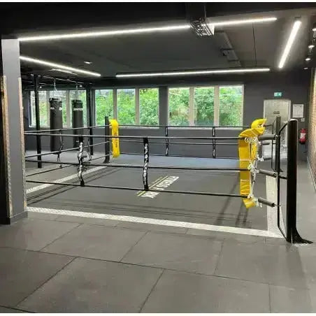 Ecofix bodenmontierter Boxring mit Aluminiumrahmen – Professioneller Ring für Fitnessstudios Sportcom